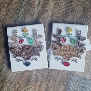 Handmade Reindeer String/Nail Art